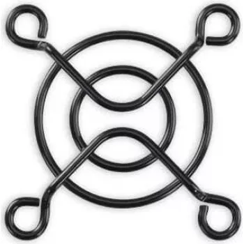 Alphacool 40mm Fan Grill Black - Steel Finger Guard for PC Case & Radiator Fans, 32x32mm Mounting 10335