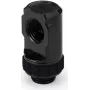 Alphacool Apex Grip 90° Rotatable Adapter G1/4 Male to Female - Deep Black 14807