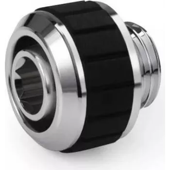 Alphacool Apex Grip Compression Fitting 13/10mm G1/4 Chrome - Soft Tube Connector 14880