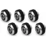 Alphacool Apex Grip Compression Fitting 16/10mm G1/4 Chrome - 6 Pack 14924