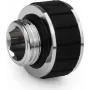 Alphacool Apex Grip Extension Fitting 10mm Male to Female G1/4 inch Chrome (14896)