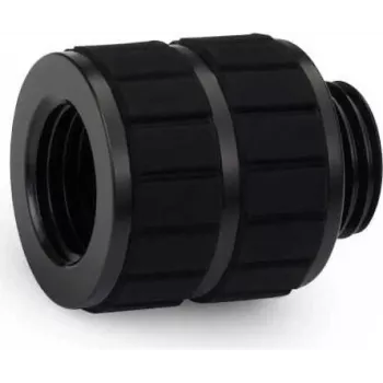 Alphacool Apex Grip Extension Fitting 20mm Male to Female G1/4 inch Black (14812)