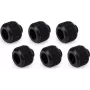 Alphacool Apex Grip HardTube Compression Fitting 13mm G1/4 - Deep Black, 6-Pack 14926