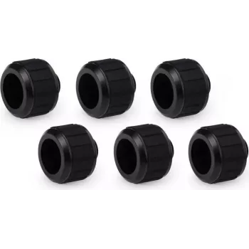 Alphacool Apex Grip HardTube Compression Fitting 16mm OD G1/4 Thread Black 6-Pack (14929)