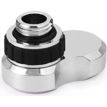 Alphacool Apex Grip Offset Adapter 16mm Male/Female G1/4 Swivel Chrome 14892