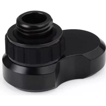 Alphacool Apex Grip Offset Fitting 16mm G1/4 Male to Female Rotatable Black 14813