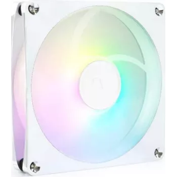 Alphacool Apex Stealth Metal Aurora PC Fan 140mm Chrome 2000 RPM PWM aRGB