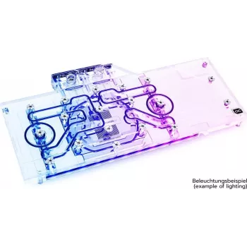 Alphacool Eisblock XPX CPU Water Block Backplate - Intel LGA 1700/1200/115x/2011/2066 Mounting Support, Steel, Black 11961