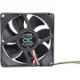 Alphacool ES 80mm 800-6000 RPM Fan 80x80x25mm (Black, Two Ball Bearing, PWM, 80 mm)