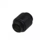 Alphacool HF Double Nipple G1/4 Male to G1 Male Adapter (17033)