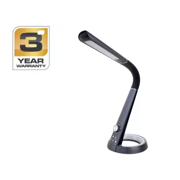 Alto BL1063B Black LED Table Lamp with Touch Dimming and USB Charging Port