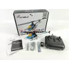 Amewi AFX4 XP Remote Controlled Helicopter RTF 2.4GHz 6-Channel with 6-Axis Gyro, Brushless Main Motor, Altitude Hold, LiPo 7.4V 700mAh, Blue/Black