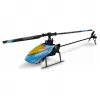 Amewi AFX4 XP Remote Controlled Helicopter RTF 2.4GHz 6-Channel with 6-Axis Gyro, Brushless Main Motor, Altitude Hold, LiPo 7.4V 700mAh, Blue/Black