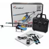 Amewi AFX4 XP Remote Controlled Helicopter RTF 2.4GHz 6-Channel with 6-Axis Gyro, Brushless Main Motor, Altitude Hold, LiPo 7.4V 700mAh, Blue/Black