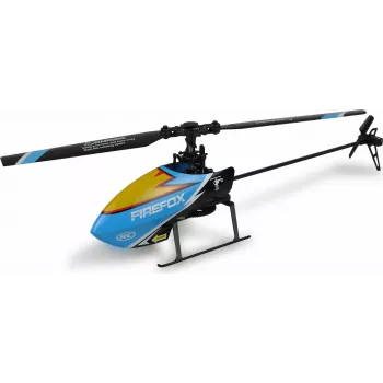 Amewi AFX4 XP Remote Controlled Helicopter RTF 2.4GHz 6-Channel with 6-Axis Gyro, Brushless Main Motor, Altitude Hold, LiPo 7.4V 700mAh, Blue/Black