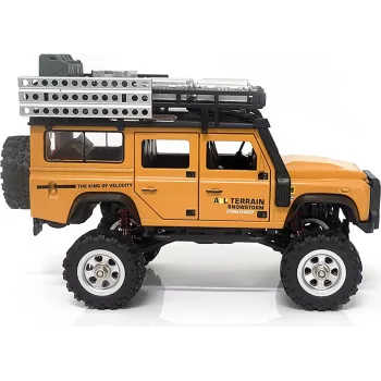 AMEWI D90X28 Metal Scale Crawler 4WD RC Car 1:28 Yellow