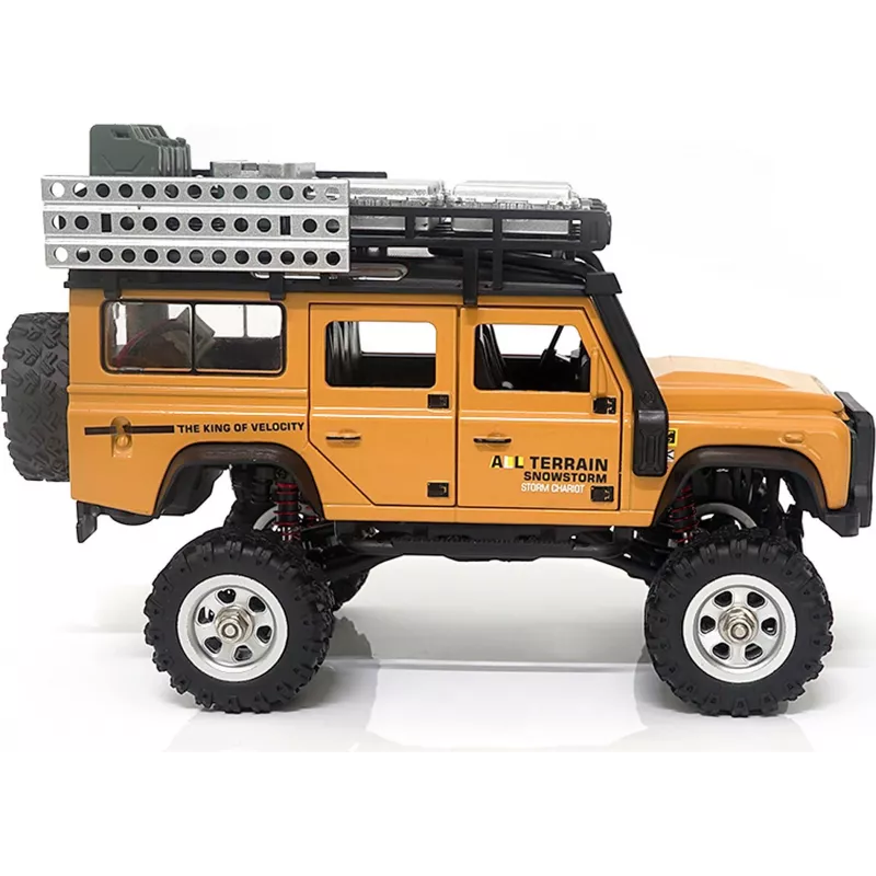 AMEWI D90X28 Metal Scale Crawler 4WD RC Car 1:28 Yellow