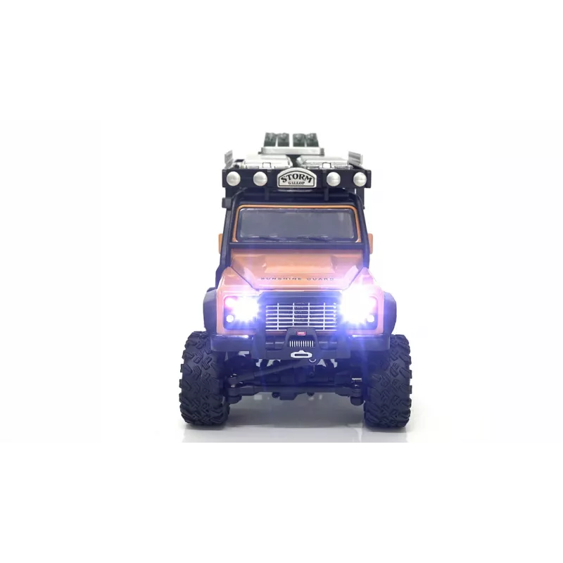 AMEWI D90X28 Metal Scale Crawler 4WD RC Car 1:28 Yellow