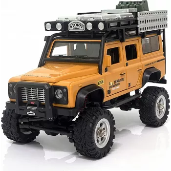 AMEWI D90X28 Metal Scale Crawler 4WD RC Car 1:28 Yellow