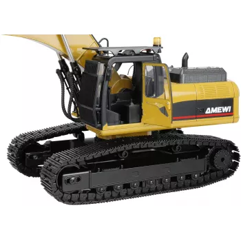Amewi G705E Metal Excavator 1:14 RTR Yellow 14+