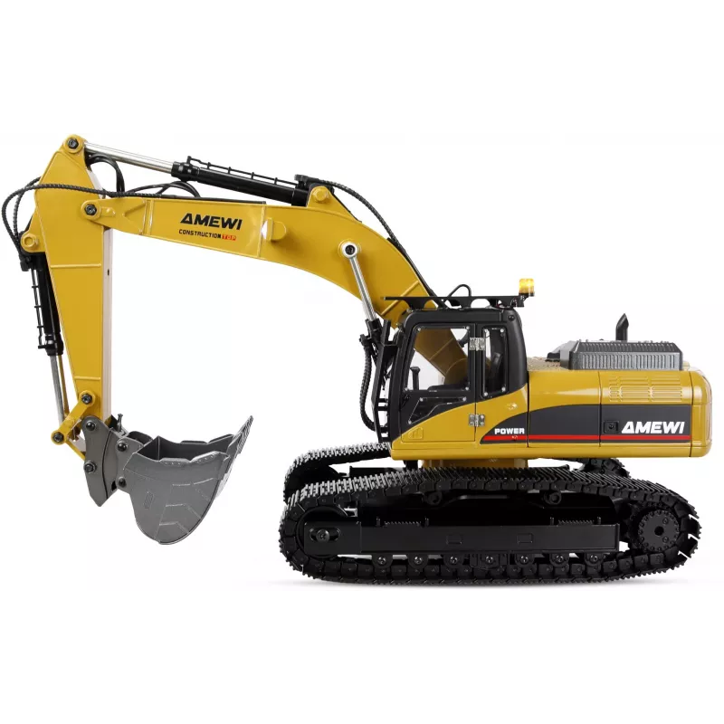 Amewi G705E Metal Excavator 1:14 RTR Yellow 14+