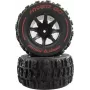 AMEWI Hyper Go 1:14 Truggy Complete Wheel Set (2 pcs, Black) 012-14300E1