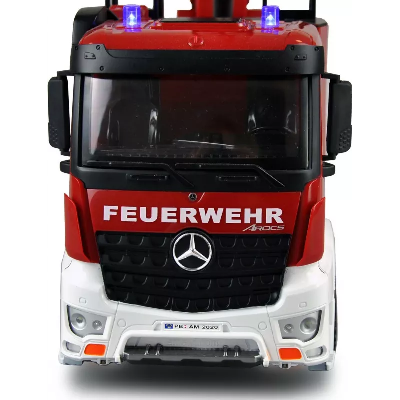 Amewi Mercedes-Benz Aerial Ladder Fire Truck 1:18 RTR 2.4GHz with Water Spray
