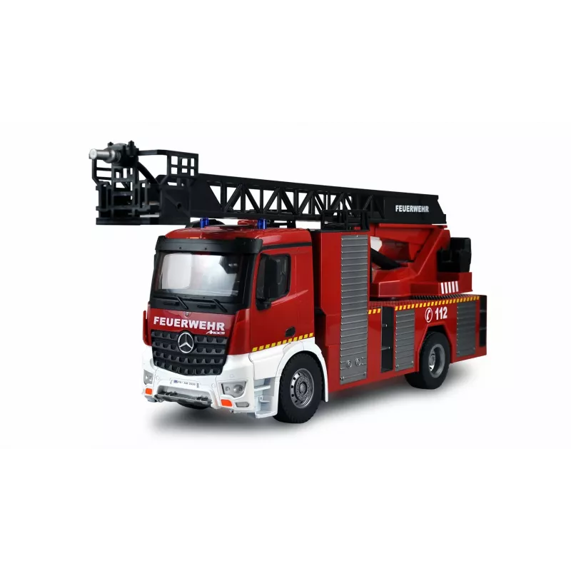 Amewi Mercedes-Benz Aerial Ladder Fire Truck 1:18 RTR 2.4GHz with Water Spray