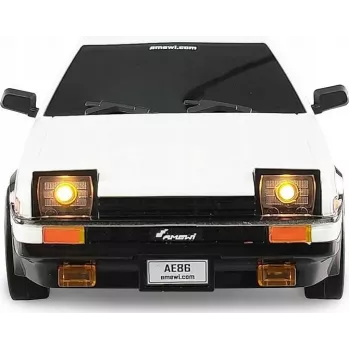 Amewi RC Car AE86 Sprinter Racing Car 1:18 RTR White
