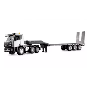 AMEWI RC Construction Site Tractor with Lowboy Trailer 1:24 RTR