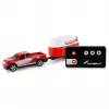 AMEWI RC Pickup Die Cast with Horse Trailer 1:64 RTR Red (22681)