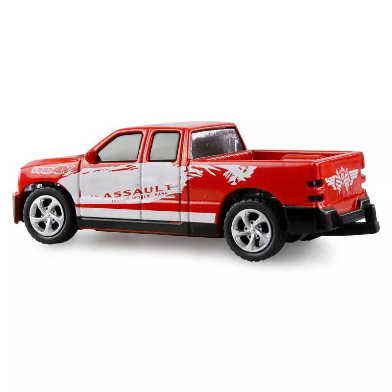 AMEWI RC Pickup Die Cast with Horse Trailer 1:64 RTR Red (22681)