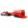 AMEWI RC Pickup Die Cast with Horse Trailer 1:64 RTR Red (22681)