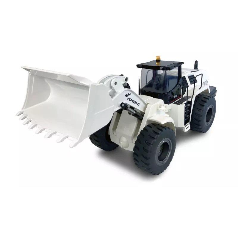 Amewi RC Wheel Loader G485AE White 1:14 10-Channel 4WD Li-Ion Ready-to-Run