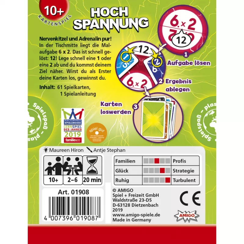 AMIGO Hochspannung Card Game