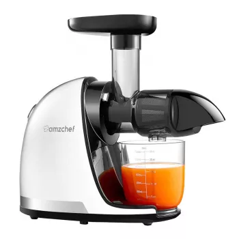 AMZCHEF 1501-WT Slow Juicer (White)