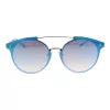 ANA HICKMANN HI3060-6804G Women's Oversized Square Sunglasses Gold Frame Brown Gradient Lens 68/13/145 mm