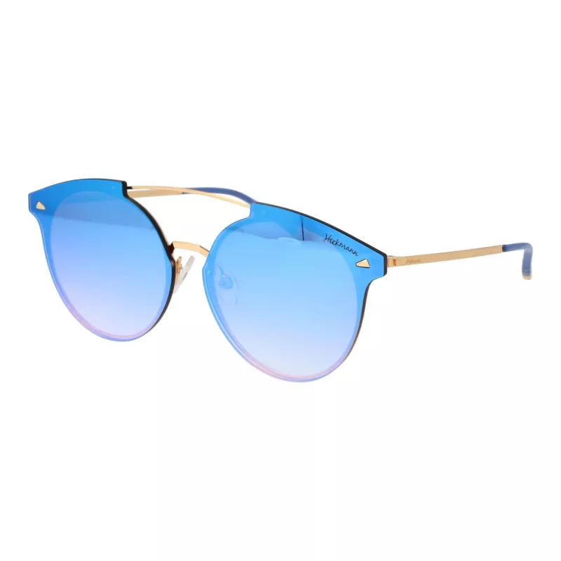 ANA HICKMANN HI3060-6804G Women's Oversized Square Sunglasses Gold Frame Brown Gradient Lens 68/13/145 mm
