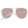 ANA HICKMANN HI3083-5804A Women's Sunglasses Square Havana Acetate Gradient Brown Lens 58mm