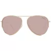 ANA HICKMANN HI3083-5804A Women's Sunglasses Square Havana Acetate Gradient Brown Lens 58mm