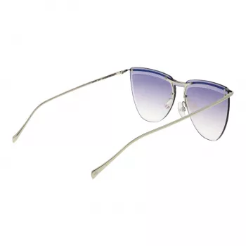 ANA HICKMANN HI3085-13203A Women's Butterfly Sunglasses - Brown Havana Acetate Frame, Gradient Brown Polycarbonate Lenses, UV400 Protection
