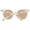 ANA HICKMANN HI9063-49T02 Women's Butterfly Sunglasses Brown Havana Acetate Frame Brown Gradient Lens 49/21/145 mm