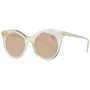 ANA HICKMANN HI9063-49T02 Women's Butterfly Sunglasses Brown Havana Acetate Frame Brown Gradient Lens 49/21/145 mm