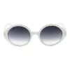 ANA HICKMANN HI9175-51H01 Women's Cat Eye Sunglasses - Havana Tortoise Acetate, Grey Gradient Lens, 51mm