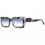 ANA HICKMANN HI9199-53G21 Women's Sunglasses Gold/Brown Butterfly Cat-Eye 53mm