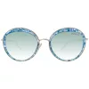 ANA HICKMANN Women HI3052-53E04 Sunglasses Brown Havana Butterfly 53 mm