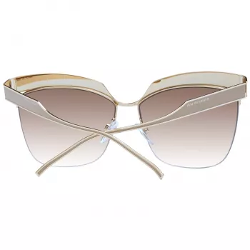 ANA HICKMANN Women's Butterfly Cat Eye Sunglasses AH3179-6204A Havana Tortoise Gradient Brown 62mm