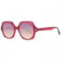 ANA HICKMANN Women's Butterfly Cat-Eye Sunglasses HI9143-50T01 Brown Havana