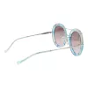 ANA HICKMANN Women's Butterfly Sunglasses AH3166-56E01 Havana Brown Gradient 56 mm