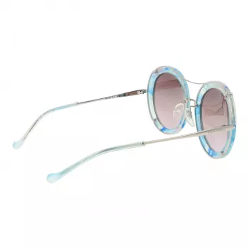 ANA HICKMANN Women's Butterfly Sunglasses AH3166-56E01 Havana Brown Gradient 56 mm